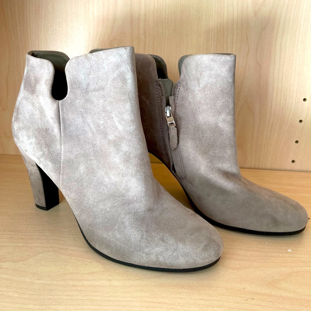 Grey Suede Booties by Sam Edelman Size 8 *barely worn*